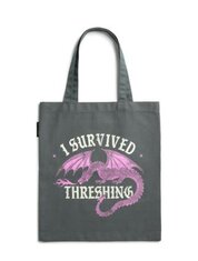 Fourth Wing: I Survived Threshing tote bag