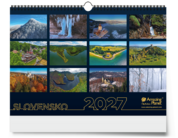 Nástenný kalendár Slovensko 2027 Amazing Planet