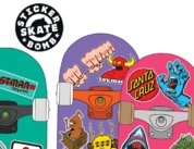 Stickerbomb Skateboard