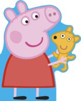 Peppa Pig: All About Peppa: A Peppa-shaped board book