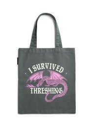 Fourth Wing: I Survived Threshing tote bag