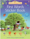 First Words Sticker Book