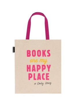Emily Henry: Books Are My Happy Place tote bag