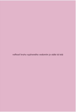 Martin Vongrej. Váha vědomí / The Weight of Consciousness
