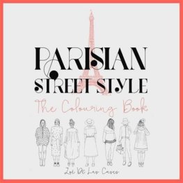 Parisian Street Style colouring book