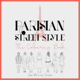 Parisian Street Style colouring book