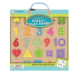 Shapes Colors Counting Magnetic Puzzle & Play Board