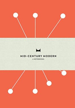 Mid-Century Modern : A Set of 3 Notebooks Each of 48 Pages