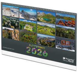 Nástenný kalendár Slovensko 2026 Amazing Planet