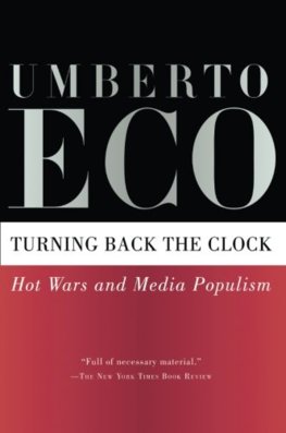 Turning Back the Clock: Hot Wars and Media Populism