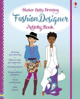 Sticker Dolly Fashion Fashion Designer Activity Book