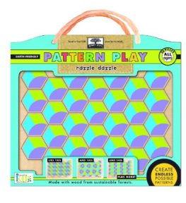 Razzle Dazzle Green Start Pattern Play Wooden Puzzles