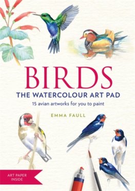 BIRDS Watercolour Art Pad