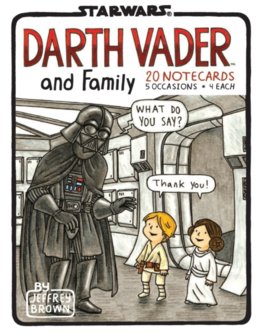 Darth Vader and Family Notecards