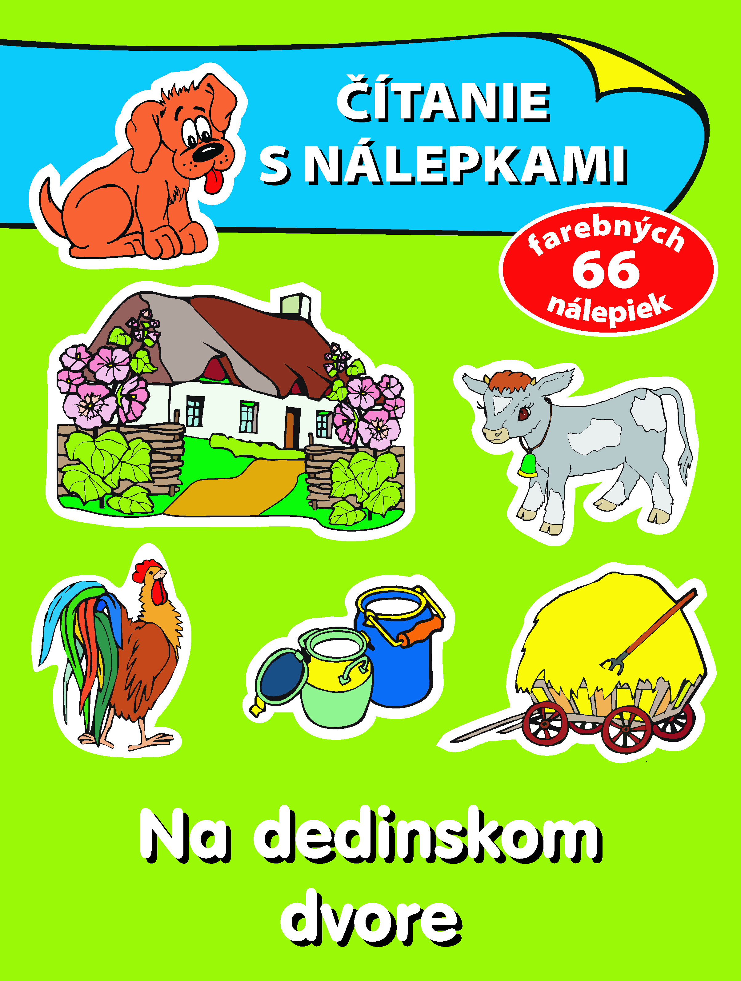 Čítanie s nálepkami: Na dedinskom dvore