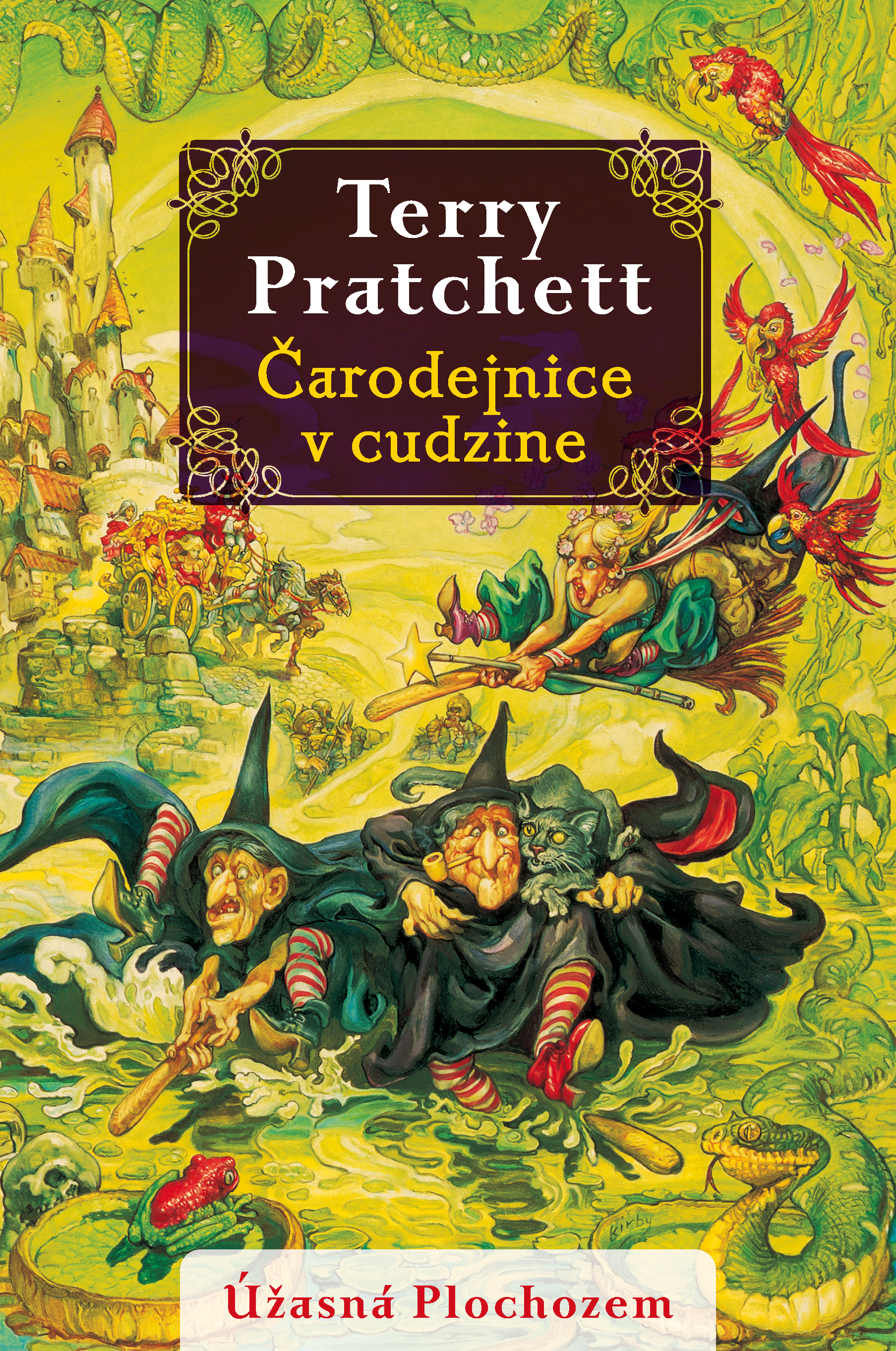 Čarodejnice v cudzine (Úžasná Plochozem 12, Čarodejky 3)